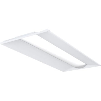 Lithonia Lighting 2x4 LED Troffer Light, Adjustable Lumens, 3-in-1 CCT - color: 4000-6000 Lumens, White, size: 2 Feet by 4 Feet