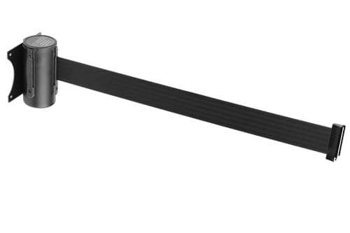 US Weight U2501 Wall Mount with Retractable Belt – 13' Black - color: Black, size: 13'