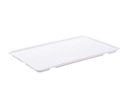 Araven Dough Box Lid, Polypropylene Cover for Dough Boxes and Food Storage Containers, Use in Commercial or Home Kitchen, 24 x 16 Inches, 5 Count, White