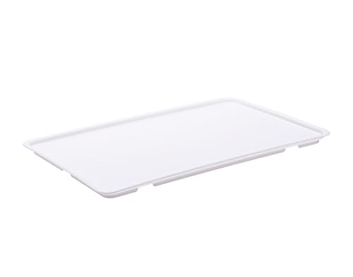 Araven Dough Box Lid, Polypropylene Cover for Dough Boxes and Food Storage Containers, Use in Commercial or Home Kitchen, 24 x 16 Inches, 5 Count, White
