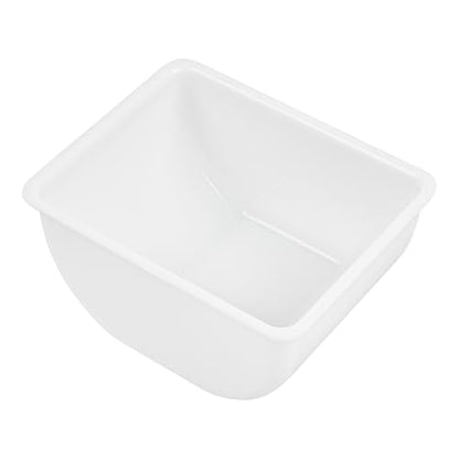 Restaurantware-CADDY INSERTS ONLY: Bar Lux 1.6 Pint Inserts For Condiment Dispensers, 4 Replacement Inserts For Garnish Caddies - Condiment Caddy Sold Separately, Sturdy, White Plastic Tray Inserts - size: 1.5 Pint