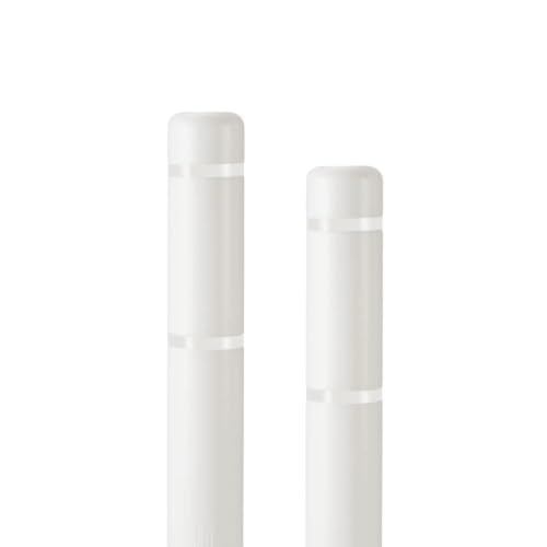 BollardGard 4" x 52" 9-Pack Bollard Cover - Innoplast (White White Tape) - color: White White Tape, size: 9-Pack
