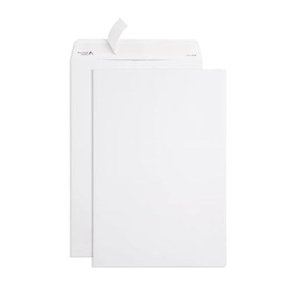 Blue Summit Supplies 50 10" x 15" Catalog Envelopes, Self Seal, White - size: 10 x 15