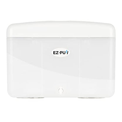 EZ-Pull Countertop SLIMFOLD Hand Towel Dispenser for Kitchen/Bathroom/Office/RV/Airbnb(Only Works with SLIMFOLD Paper), White 4600-EZ, EZbrnd 9" x 3.5" x 6" - color: White