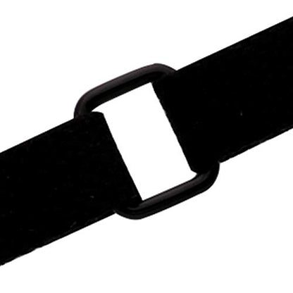 BIKICOCO Metal Rectangle Ring Buckles Square Strap Webbing Belt Rings for Bag Purse Non Welded 3/4 x 5/8 Inch - color: Black X 50 Pcs