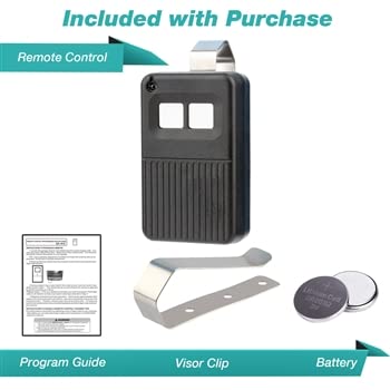 Garage Door Remote for Linear Delta 3 DT-2A DNT00017A 310MHz - style: 2-Btn