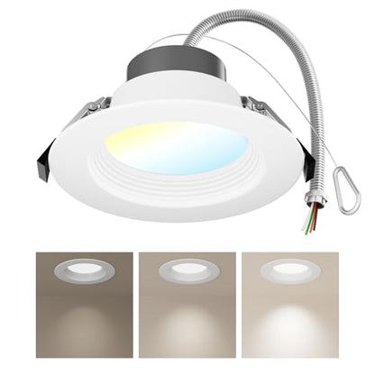Amico 6 Inch Commercial LED Recessed Downlight, 12W/17W/22W Adjustable