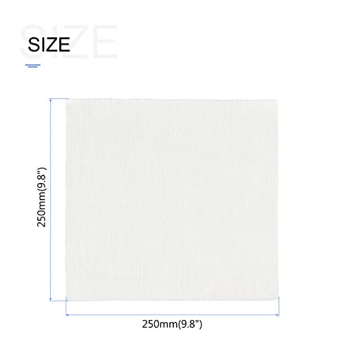 METALLIXITY Cleanroom Wipes Lint-Free Wipes (9.8" x 9.8") 100pcs, Automotive Wipes Dustless Wipes Nonwoven Polyester Blend Wiping Cloth for Laboratory Electronics Printing and Industries, White