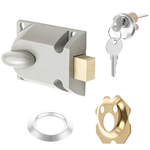 MorningRo A Set Garage Door Locks Set with Keys Twist Deadbolt Locks - style: Single Unit