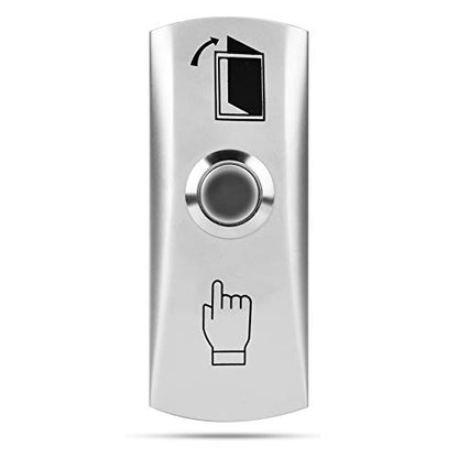 Dioche Door Exit Push Release Button Switch for Access Control, Door Access Control System Exit Button Door Push Release Switch (AD-01A)