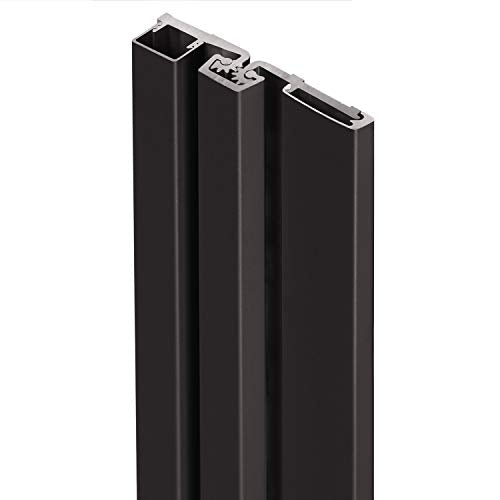 Continuous Geared Door Hinge Dark Bronze Anodized Aluminum Full Surface 83 inch Heavy Duty Center Pivot Tamperproof for Storefront Door Comparable to Select SL57 Door Hinge - color: Dark Bronze (DU)