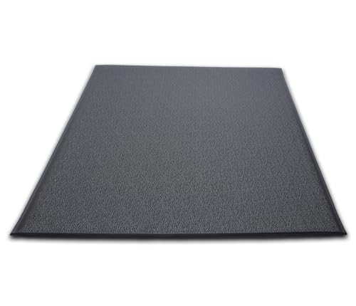 Guardian 24030501 Soft Step Anti-Fatigue Floor Mat, Vinyl, 3'x5', Black - color: Black, size: 60"L x 36"W x 0.4"Th