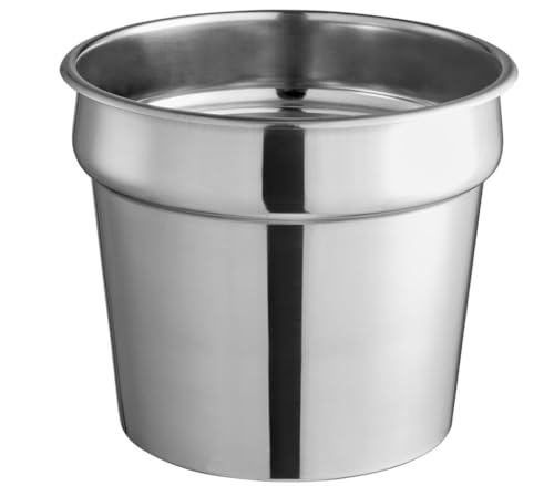 Soro Essentials- 7-1/4 qt. Stainless Steel Vegetable Inset Pan- Inset for Steam Table Commercial Food Warmer Soup Warmer Soup Chafer Applicable to Catering Buffet Parties Banquets Kitchen Supplies - size: 7-1/4 Qt