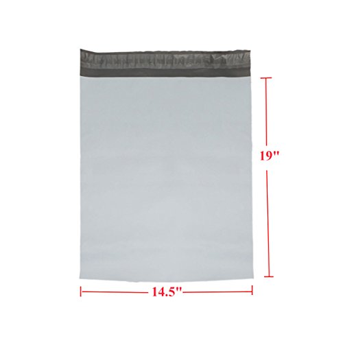 9527 Product Poly Mailers 14.5x19 Envelopes Shipping Bags Self Sealing, 1000 Bags - color: White, size: 14.5"x19"|1000Pcs
