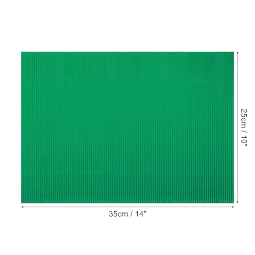 uxcell 10pcs Corrugated Cardboard Paper Sheets,Emerald Green,14 inch x 10inch,for Craft and DIY Projects - color: Emerald Green, size: 14inch x 10inch