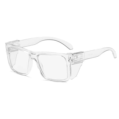 Safety Glasses Photochromic ANSI Z87.1Anti blue light UV Protection For Men Women - color: Clear