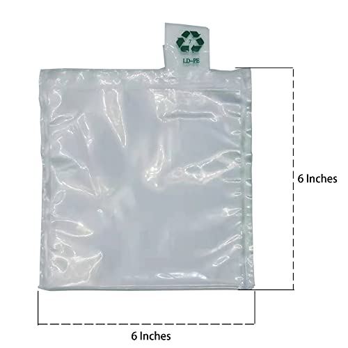 Packing Air Bags, Clear Plastic Inflatable Packaging Protective Bags, Air Inflatable Packaging Bags, 50 Pieces, 6 x 6 Inches (Pack of 2) - size: 6 x 6 Inches (Pack of 2)