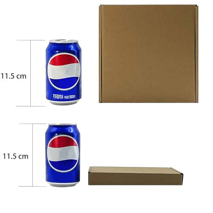 7x7x1 inch Small Shipping Boxes 50 Pack, Brown Corrugated Cardboard Mailers - size: 7x7x1 inch