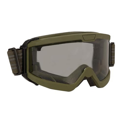 Rothco ANSI Rated OTG Goggles – Ansi Z87‑1 Over‑The‑Glasses Anti‑Fog Safety Eyewear - UV400 Protection - color: Olive Drab / Smoke