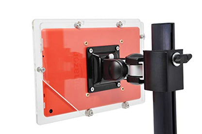 Security Anti-Theft Acrylic VESA Enclosure for Amazon Fire 7 2015 2017 2019 with Free Wall Mount Kit (Clear, Fire 7) - color: Clear, size: Fire 7 2015/2017/2019