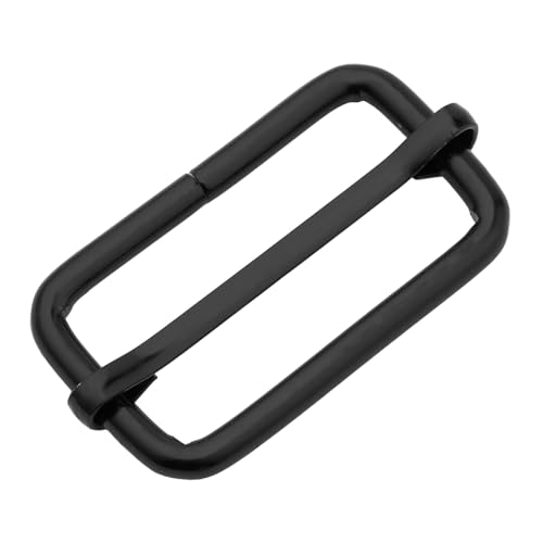 DEVPSISR Metal Buckles Adjustable Slide for Purse Bag Hardware Making Supplies Backpack replacement Hardware Pin Strap Buckle - color: 1-1/2" Black 20pack, size: 1-1/2"