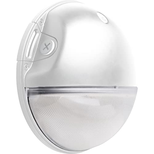 Nuvo 65/752 LED CCT Selectable Small Round Aluminum Outdoor Wall Pack Light, 3000K/4000K/5000K, 20W, White - color: White