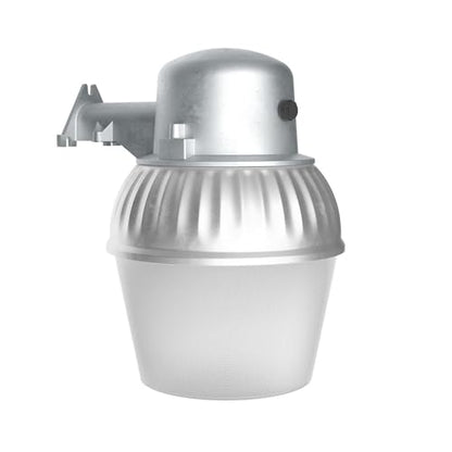 Lithonia Lighting LED Outdoor Flood Light Fixture, Exterior Dusk to Dawn Security Light with Photocell Sensor, Pole or Wall Mount, 3500 Lumens, 5000K Daylight, Gray (OALS10) - size: 3500 Lumens, style: 4000K Cool White Light