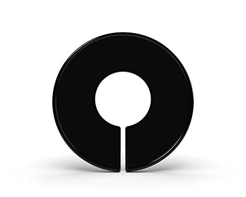 Clothes Size Dividers, Clothing Rack Size Dividers Blank - Colors Available (10, Black) - color: Black