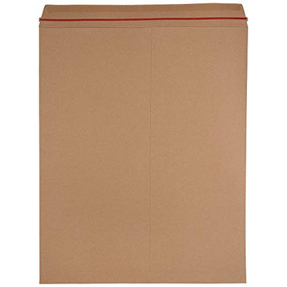 JAM PAPER Stay-Flat Photo Mailer Envelopes with Peel & Seal Closure - 17 x 21 - Brown Kraft - Sold Individually - color: Sold Individually, size: 17" x 21"