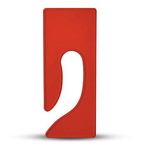 Blank King Rectangle Dividers and Quantities (25, Red) - color: Red