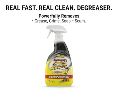 Greased Lightning Super Strength Multi-Purpose Cleaner & Degreaser, 32 fl oz 4 Pack