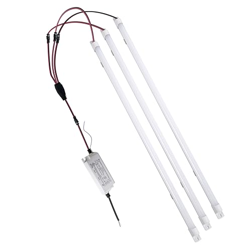 4FT Magnetic Mount LED Retrofit Kit,54W, 5000K,2x4 FT led Retrofit Kit,1 Driver w/ 3 Tubes Per Kit,T8 T10 T12 Fluorescent Replacement LED Light Bar, 0-10V Dimmable,Easy Quick Install - color: Daylight White