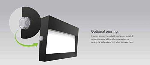 RAB Lighting W17-90L/PCU Outdoor, Bronze - size: 9657 LUMENS W/ PHOTOCELL