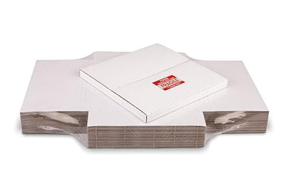 Vinyl Record Mailers, 12.8x12.8x1 inch LP Album Shipping Boxes - size: 15 Pack