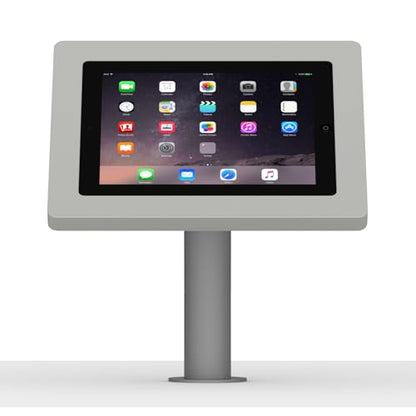 VidaMount Light Grey Enclosure and Fixed Neck Wall/Table Surface Mount [Bundle] Compatible with iPad 2/3/4 - color: Light Grey, size: iPad 2/3/4