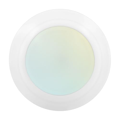 LUXRITE 4 Inch LED Disk Lights, Dimmable Flush Mount Ceiling Light (1 Pack) - size: 1 Count (Pack of 1)