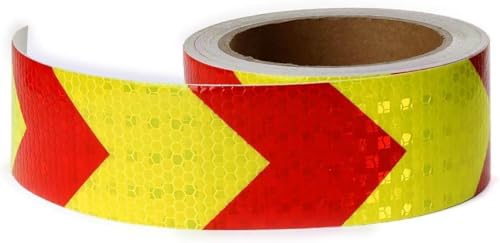 AISEY Reflective Tape White Outdoor High Vis Conspicuity Safety Tape, Reflector Tape Trailer Waterproof - 2“x 30ft/Roll, 2 Rolls - size: 2"x30FT - 2 PACK