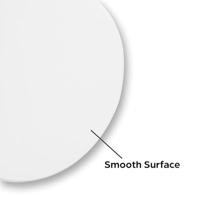 Prime-Line Wall Protector, Self-Adhesive, 5 in. Diameter, White Vinyl - color: White