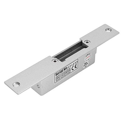 Electric Strike Lock, Door Access Control NC/NO Fail Secure, 500Kg Thrust Withstand, Electric Lock for Wood Metal PVC Door