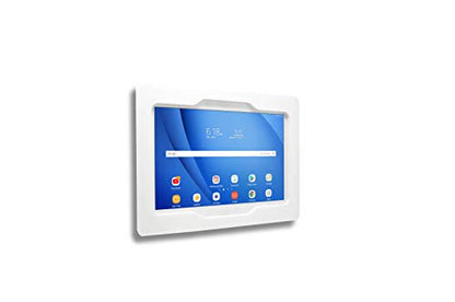Security Anti-Theft Acrylic VESA Enclosure for Amazon Fire 7 2015 2017 2019 with Free Wall Mount Kit (White, Fire 7) - color: White, size: Fire 7 2015/2017/2019