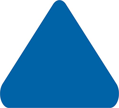 5S Location Marking Arrowhead - Adhesive Laminated Floor Marker by Graphical Warehouse - (Pack of 25) (3.5x3.5x3.5", Blue) - color: Blue, size: 3.5x3.5x3.5"