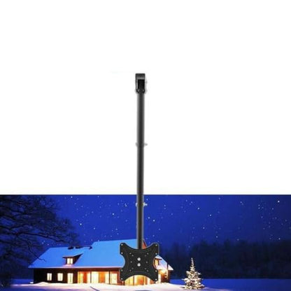 360° Swivel Ceiling TV Mount Bracket for 32‑55 Inch Screens, Adjustable Tilt Hanger with 55lbs Weight Capacity for Home and Commercial Use