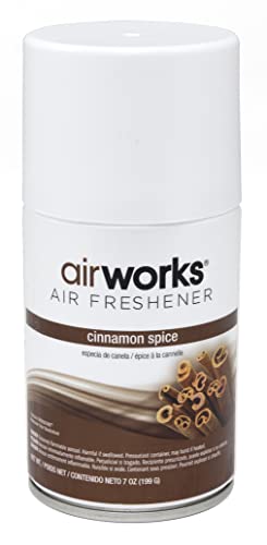 Hospeco Hospeco Health Gards 07906 Cinnamon Metered Aerosol Air Freshener, 7 oz Can (Case of 12) - color: 07906 Cinnamon