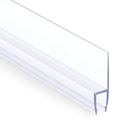 AmazerBath 5-Pack 15.75" Shower Door Side Seal Strip for 1/4"(6mm) Glass - 5-Section Segmented Shower Installation Kit, Frameless Glass Door Seal Strip - style: Side Seal 1/4