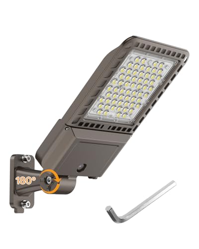 200W LED Parking Lot Light: 30,000LM, 5000K Adjustable Arm Mount - color: Adjustable Arm Mount 200W