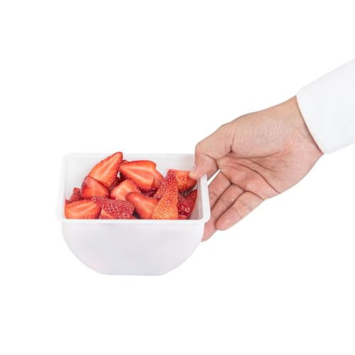 Restaurantware-CADDY INSERTS ONLY: Bar Lux 1.6 Pint Inserts For Condiment Dispensers, 4 Replacement Inserts For Garnish Caddies - Condiment Caddy Sold Separately, Sturdy, White Plastic Tray Inserts - size: 1.5 Pint
