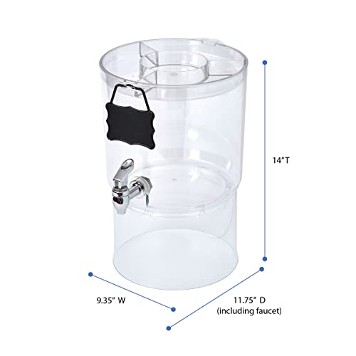 Buddeez Durable 2 Gallon Beverage Dispenser with Stand
