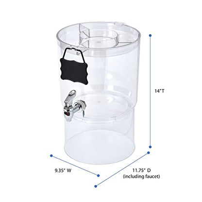 Buddeez Durable 2 Gallon Beverage Dispenser with Stand