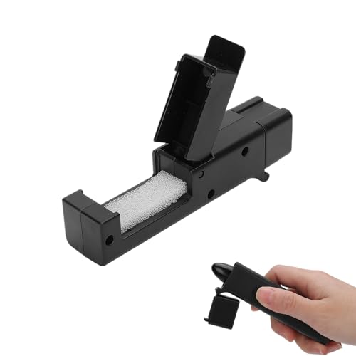 Dioche No-Touch Door Opener, Contactless Safety Door Opener, Elevator Press Stick Button Pusher Tool, Easy to Carry (Black, ABS)