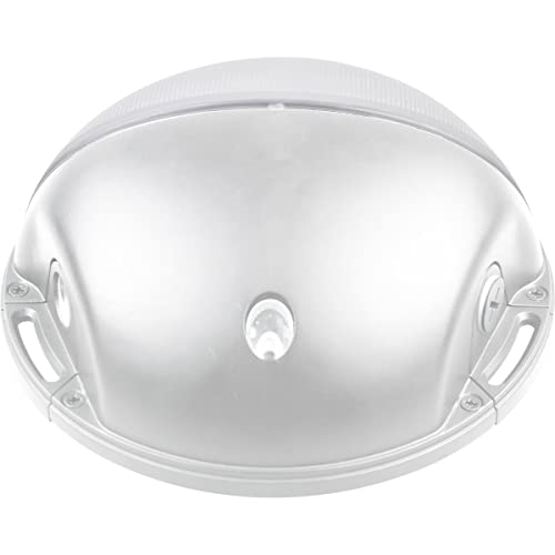 Nuvo 65/752 LED CCT Selectable Small Round Aluminum Outdoor Wall Pack Light, 3000K/4000K/5000K, 20W, White - color: White